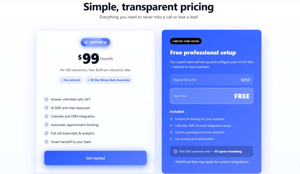 Nextiva Expert AI Receptionist